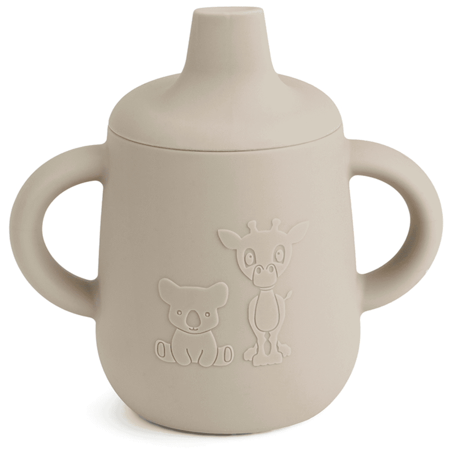 nuuroo Tasse à bec enfant Aiko silicone 140 ml, Cobblestone