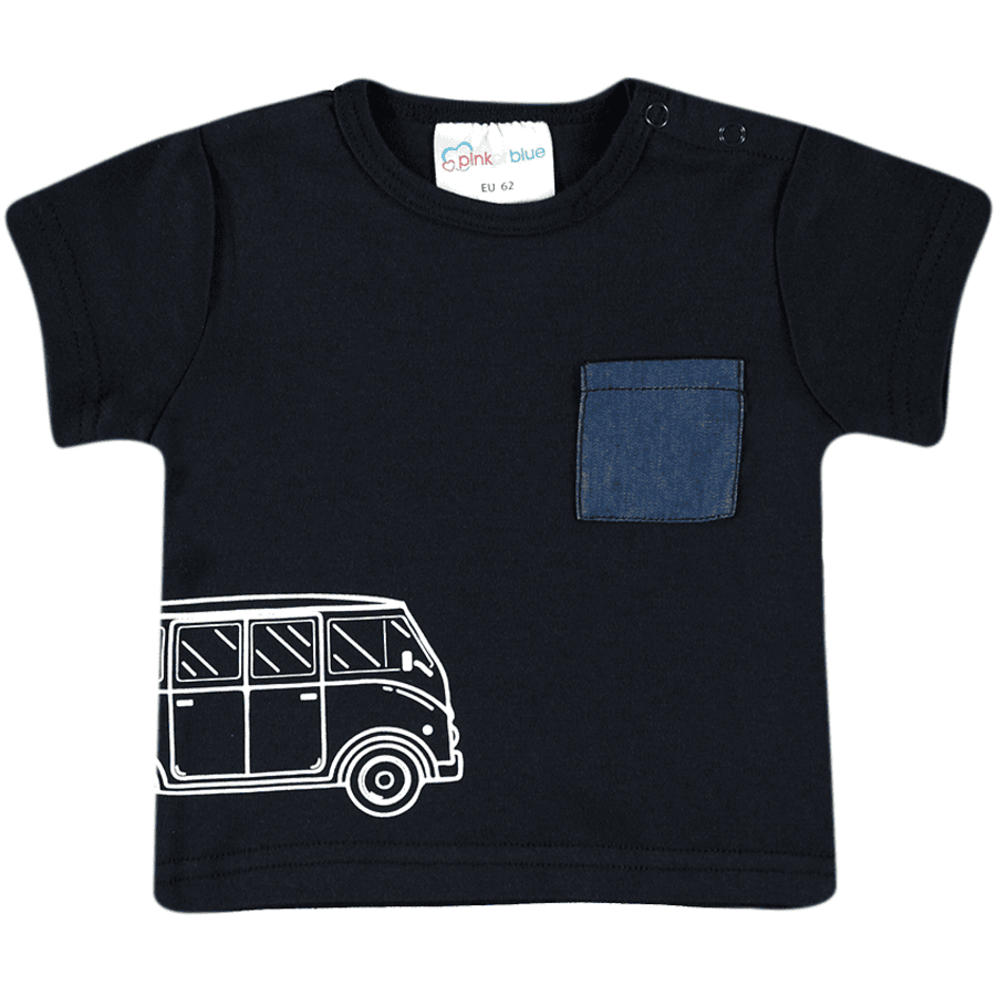 pink or blue Autobús de las camisetas