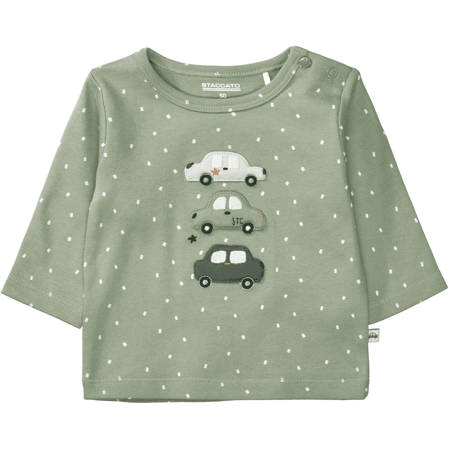  Staccato  T-shirt olive à motifs