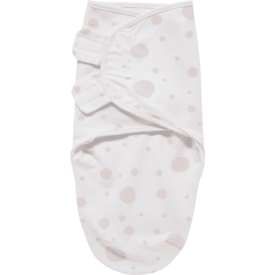 MEYCO Couverture d'emmaillotage bébé uni dots pink