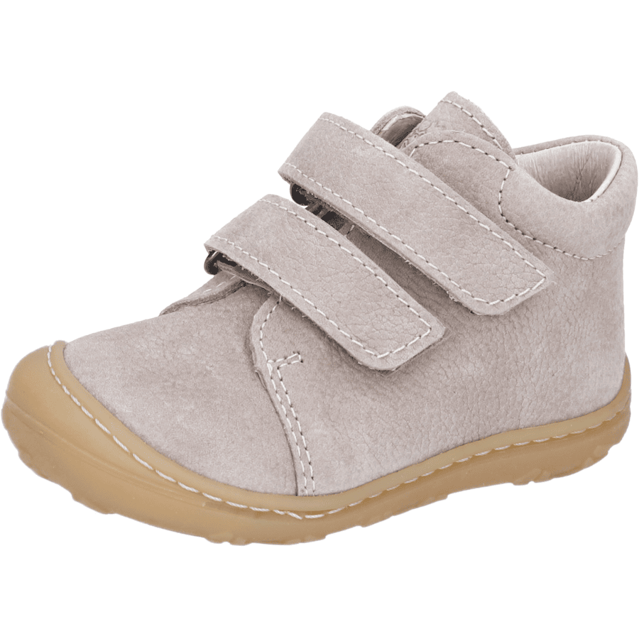 Pepino Chaussures basses enfant scratch Chrisy gris caillou largeur moyenne