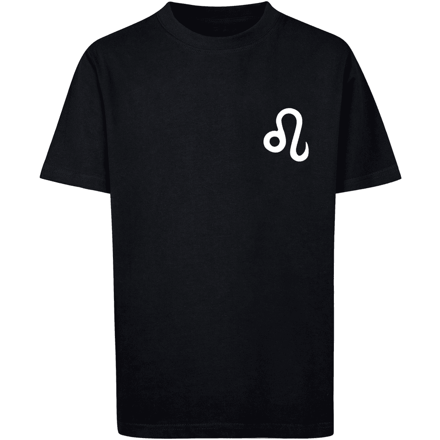 F4NT4STIC T-Shirt Leo Löwe Sternzeichen schwarz