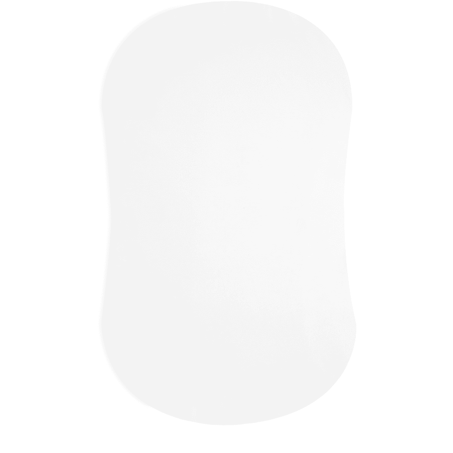 HALO® Drap housse de lit cododo BassiNest® blanc 40,6x76,2 cm