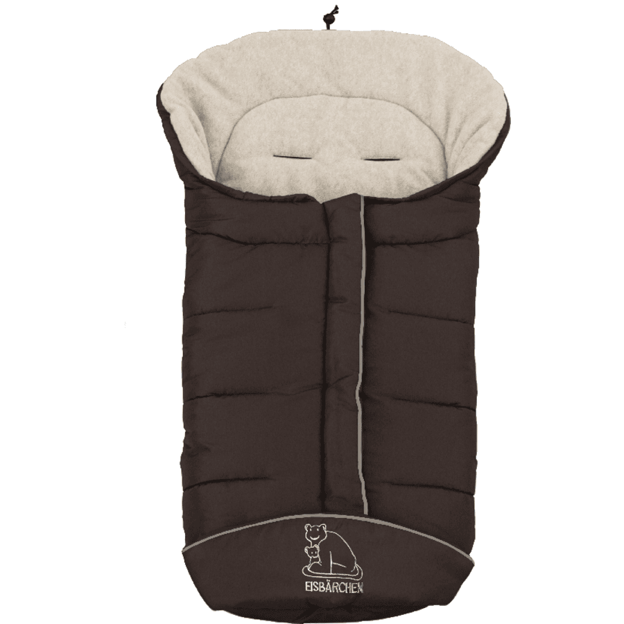 Heitmann Winterfußsack Eisbärchen mocca