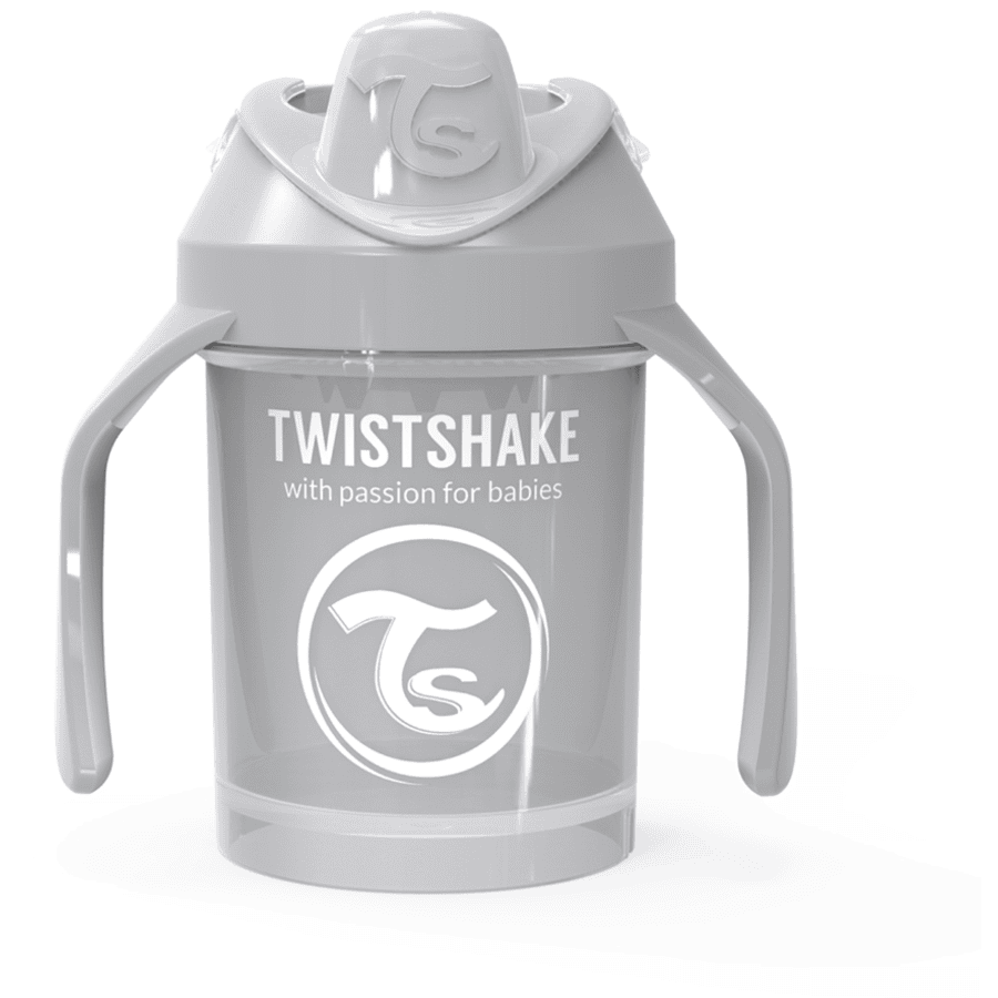 TWIST SHAKE  Drickkopp Mini Cup 230 ml 4+ månader pastellgrå
