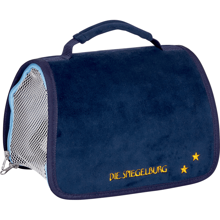 COPPENRATH Reisetasche für Plüschtiere, blau - Lustige Tierparade