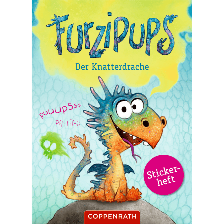 Coppenrath Furzipups, il drago sferragliante - libretto di adesivi