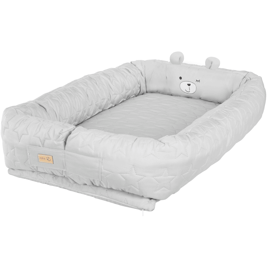 roba Baby Nest Style Silver Grey Stars