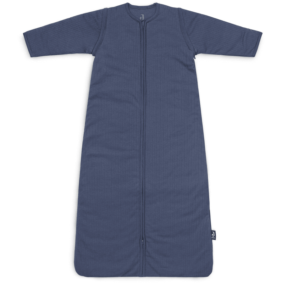 jollein Śpiworek Basic Stripe z odpinanymi rękawami  jeans blue 