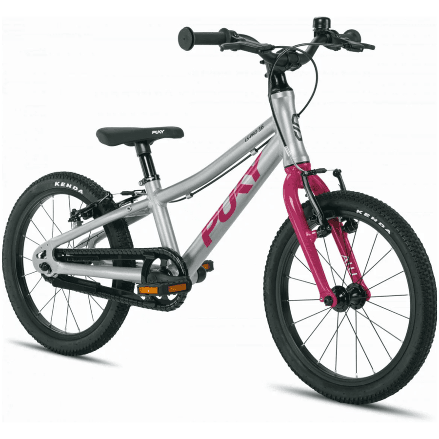PUKY ® Bicicleta infantil LS-PRO 16-1 aluminio silber/berry