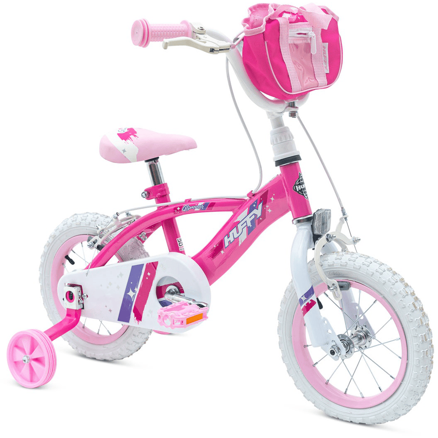 Huffy Kinderfahrrad Glimmer 12 Zoll, Pink