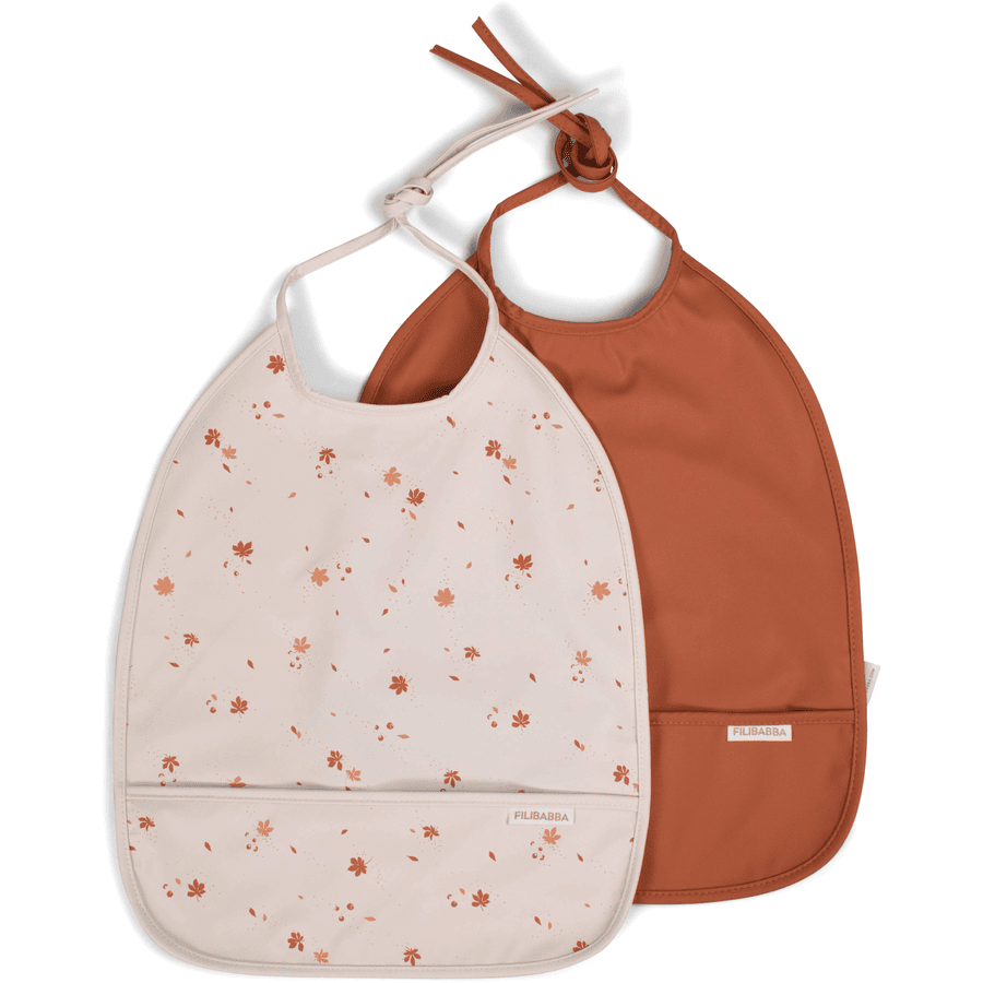 Filibabba  Pack de 2 baberos - Castañas