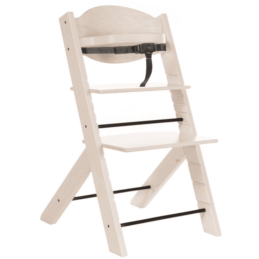 Treppy® Chaise haute enfant évolutive woody snow white bois