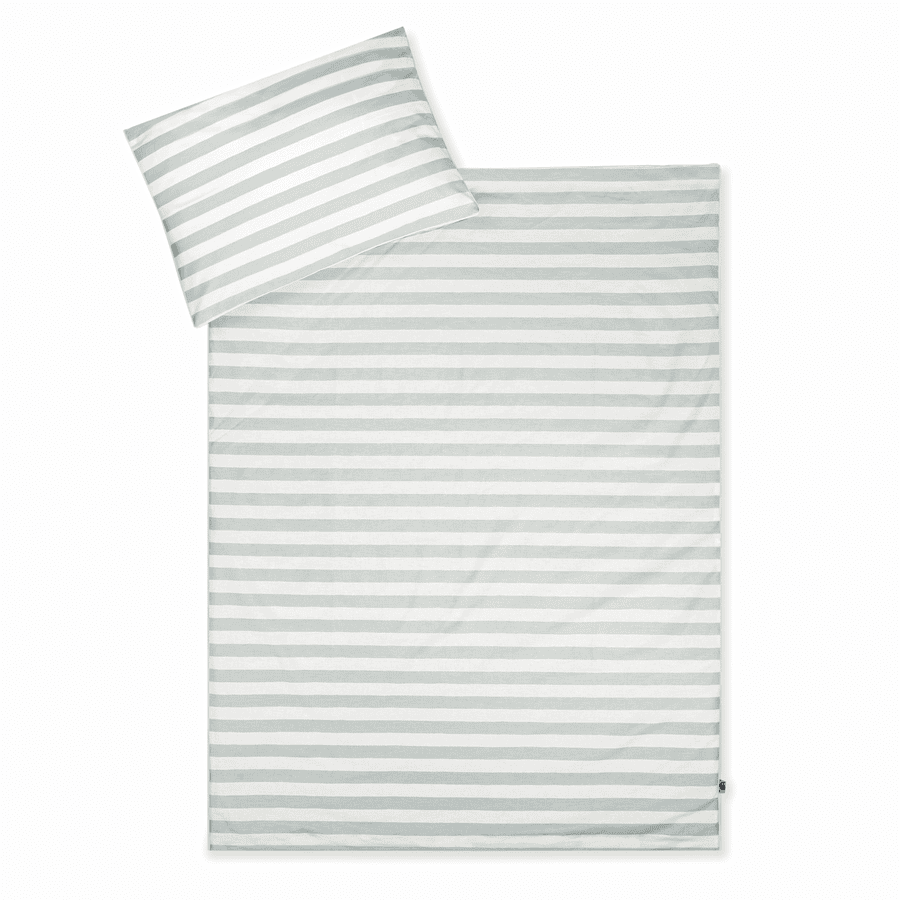 JULIUS ZÖLLNER Ropa de cama ecológica Stripes 100 x 135 cm