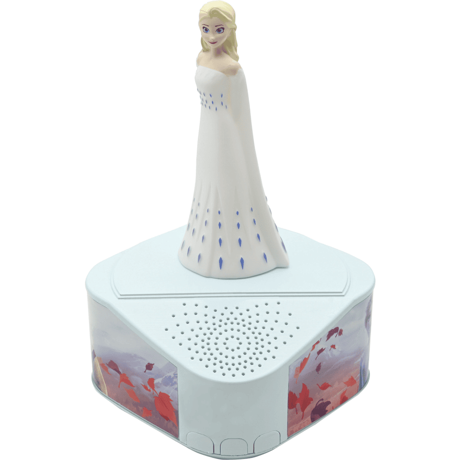 LEXIBOOK Diseny Reproduktor Ledová královna, svítící postava, Bluetooth 5.0, port USB / USB typu 