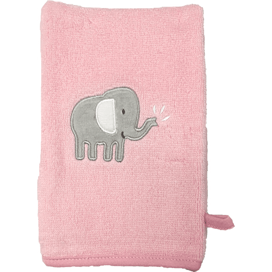 HÜTTE & CO Waschhandschuh 2er Pack apricot 
