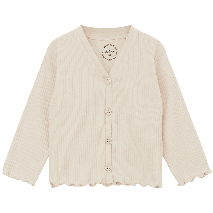 s. Olive r Veste en tricot white 