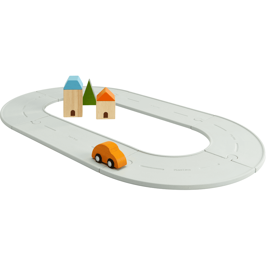 PlanToys Set de routes et de rails petit