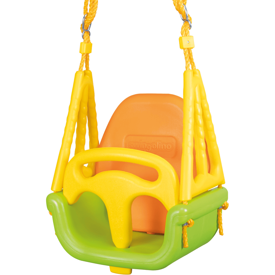beluga Baby- og børnegynge Swingolino 3 i 1 grøn/gul