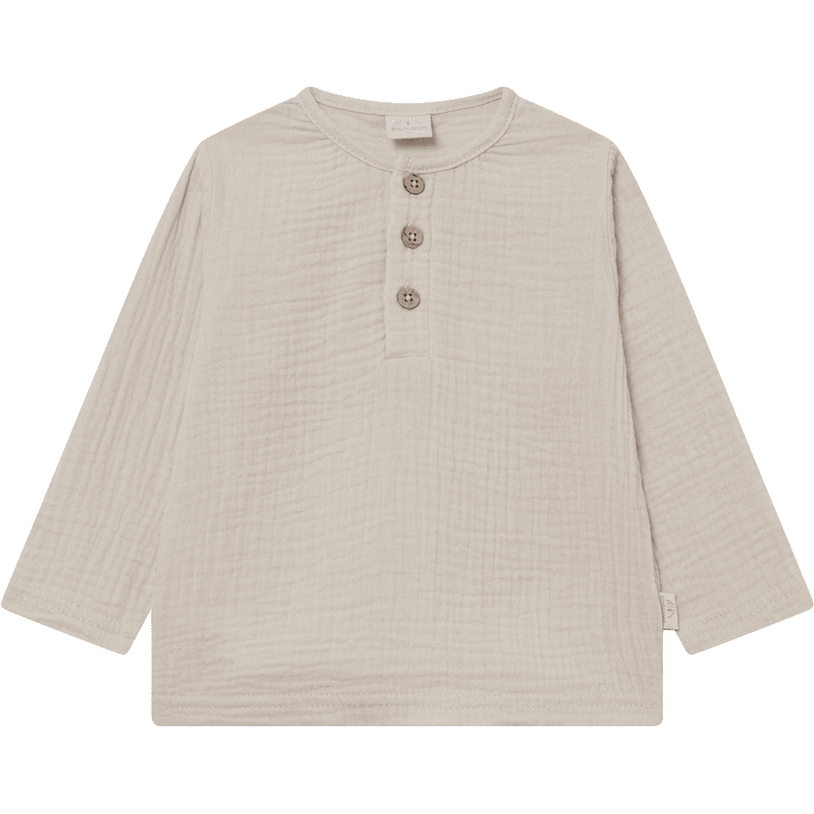 kindsgard Camicia in mussola a maniche lunghe solmig beige