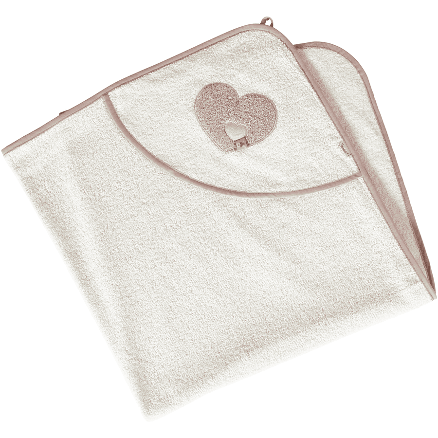 Sterntaler Badehåndklæde med hætte 100 x 100 cm Emmi Girl ecru 