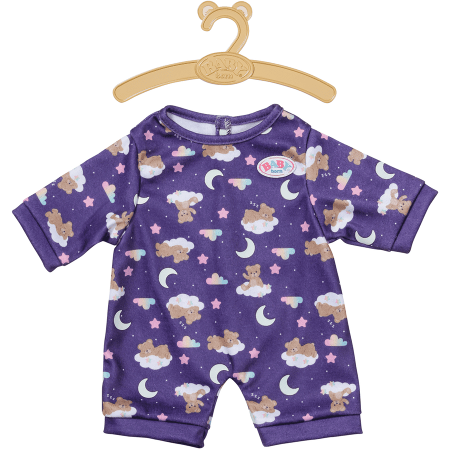 Zapf Creation BABY born® nukkeille nalle pyjama Glow in the Dark, 43 cm