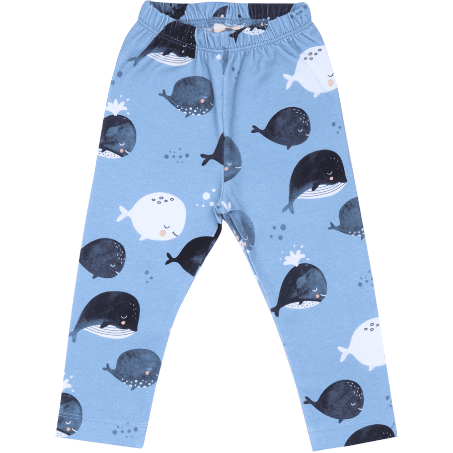 Wal kiddy  Leggings Cute Whale s bleu 