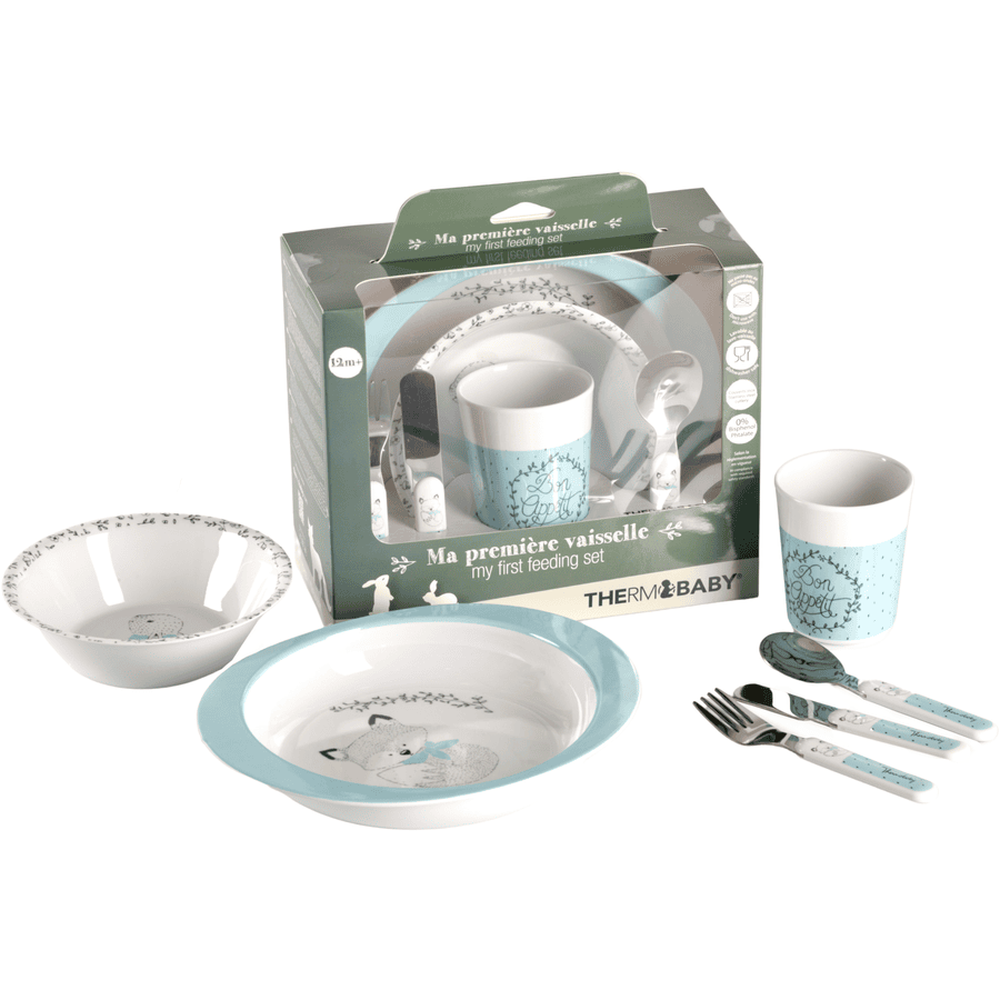 Thermobaby ® Set di stoviglie, melamina forest 