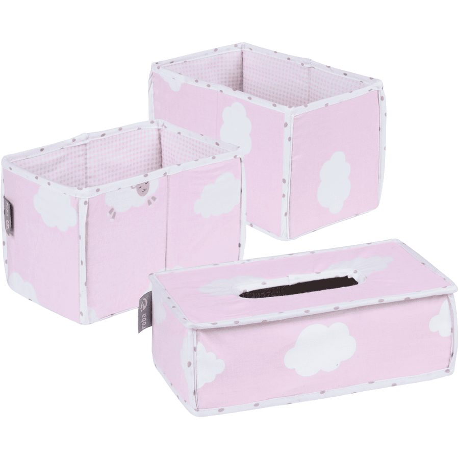 roba Pflegeorganizer 3er Set Kleine Wolke rosa