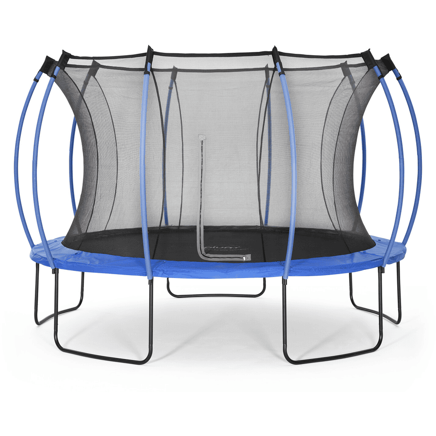 plum® Springsafe Trampolin Colours 366 cm mit Sicherheitsnetz, blau