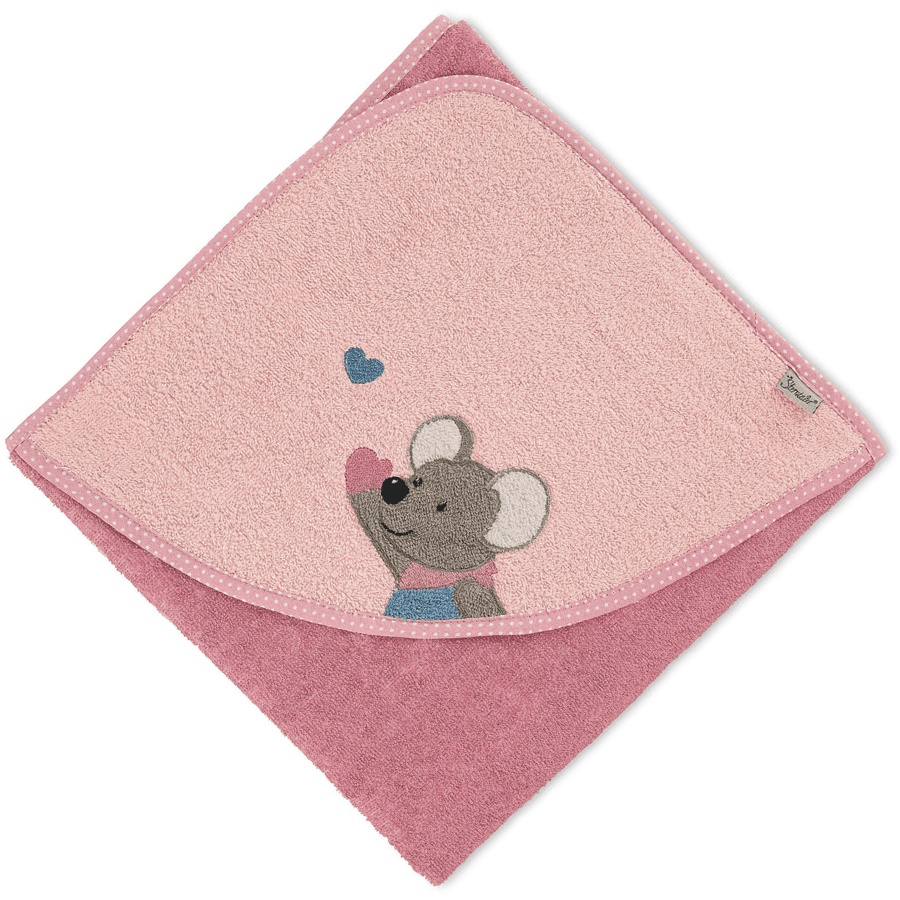 Sterntaler Håndklæde med hætte Mabel pink 80 x 80 cm