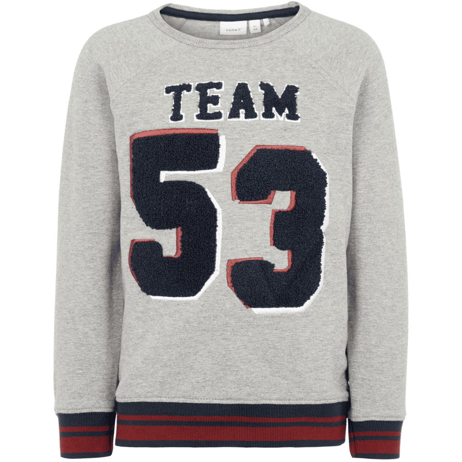 name it Boys Sweatshirt Olai grey melange 