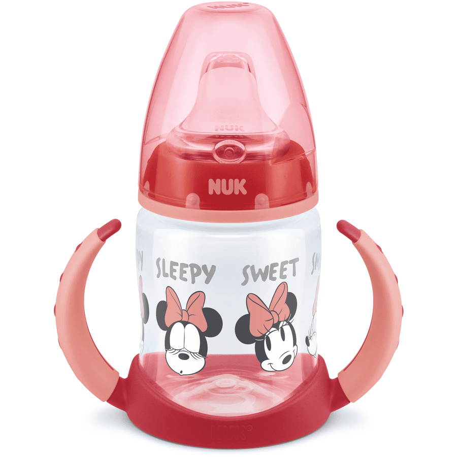 NUK Trinklernflasche First Choice Minnie Maus 150 ml, hellrot

