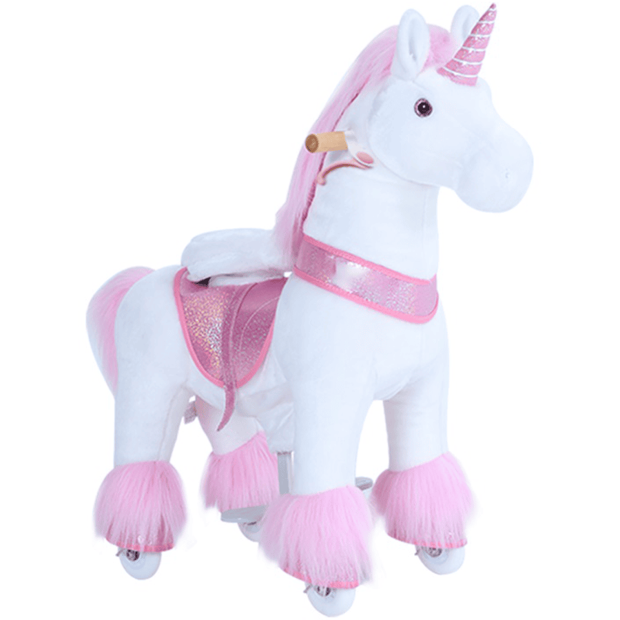 PonyCycle® Pink Unicorn mit Bremse - klein