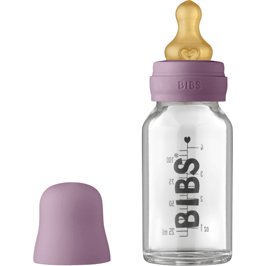 BIBS® Vauvapullon täydellinen setti 110 ml mauve