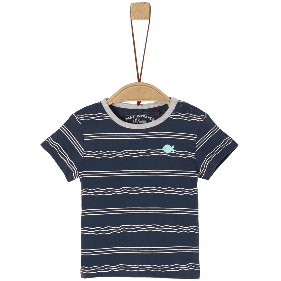 s. Olive r T-shirt marineblå