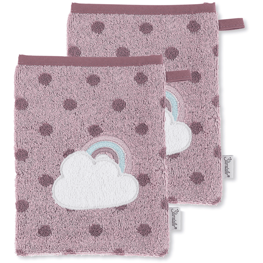 Sterntaler Wash -hansikas 2-pakkaus Paulline vaalean violetti
