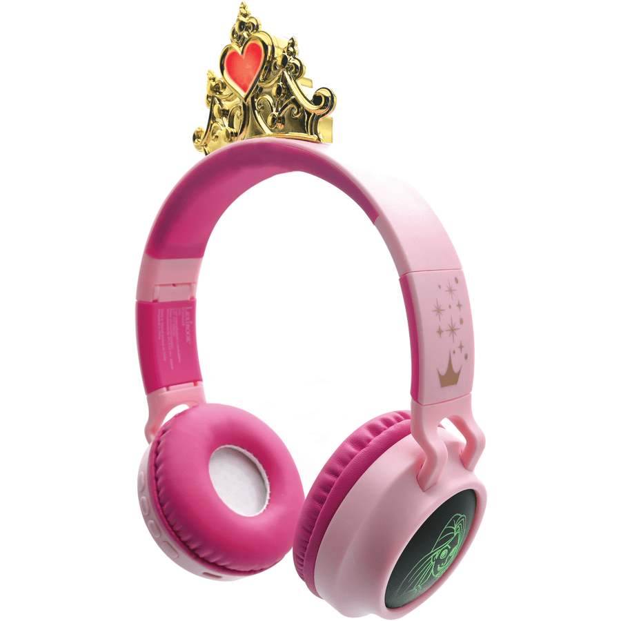 LEXIBOOK Casque audio enfant 2en1 Disney Princesse 3D Bluetooth filaire, pliable