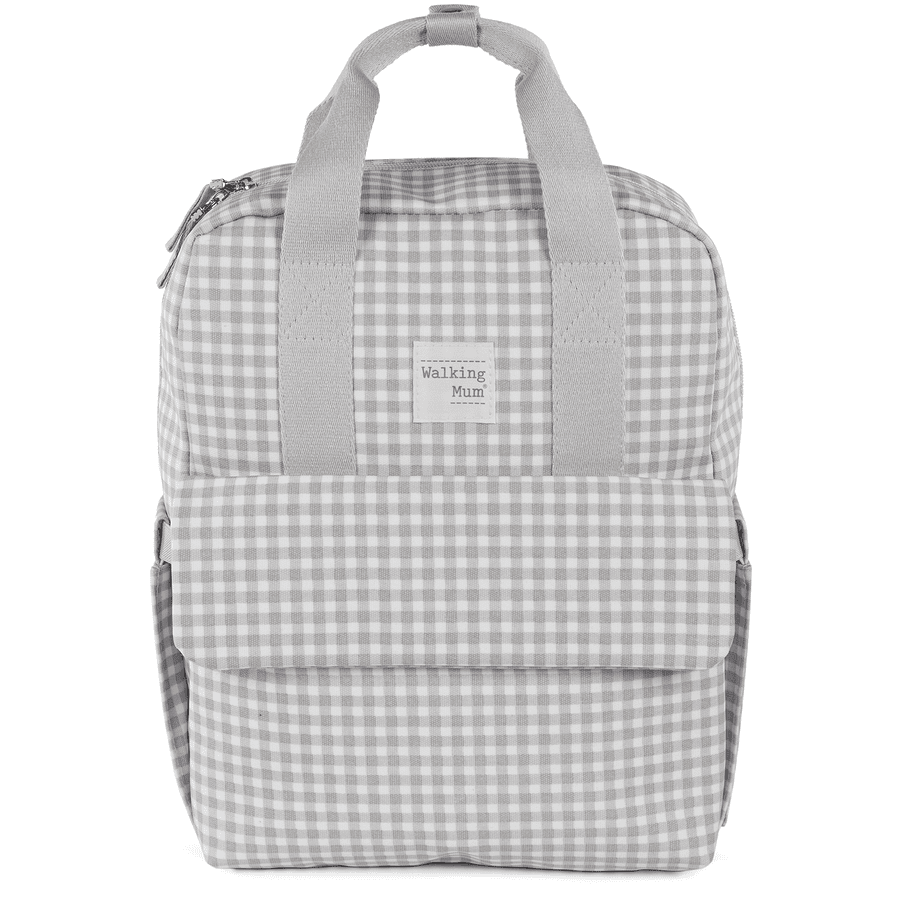Walking Mum Sac à dos I Love Vichy gris