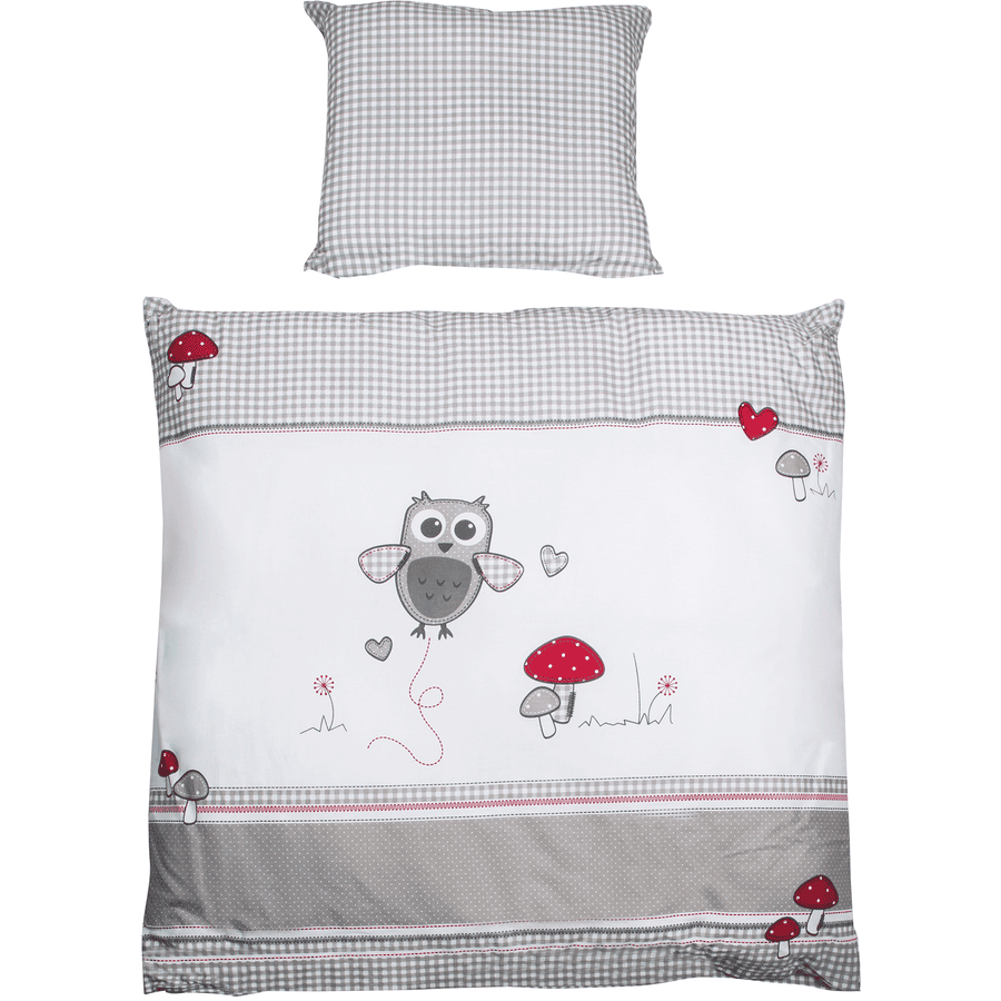 roba Set culla Adam &amp; Owl 80 x 80 cm 100% cotone