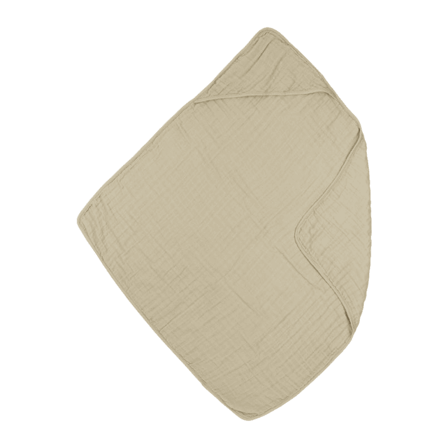 MEYCO Asciugamano con cappuccio Musslin Uni Sand 80 x 80 cm