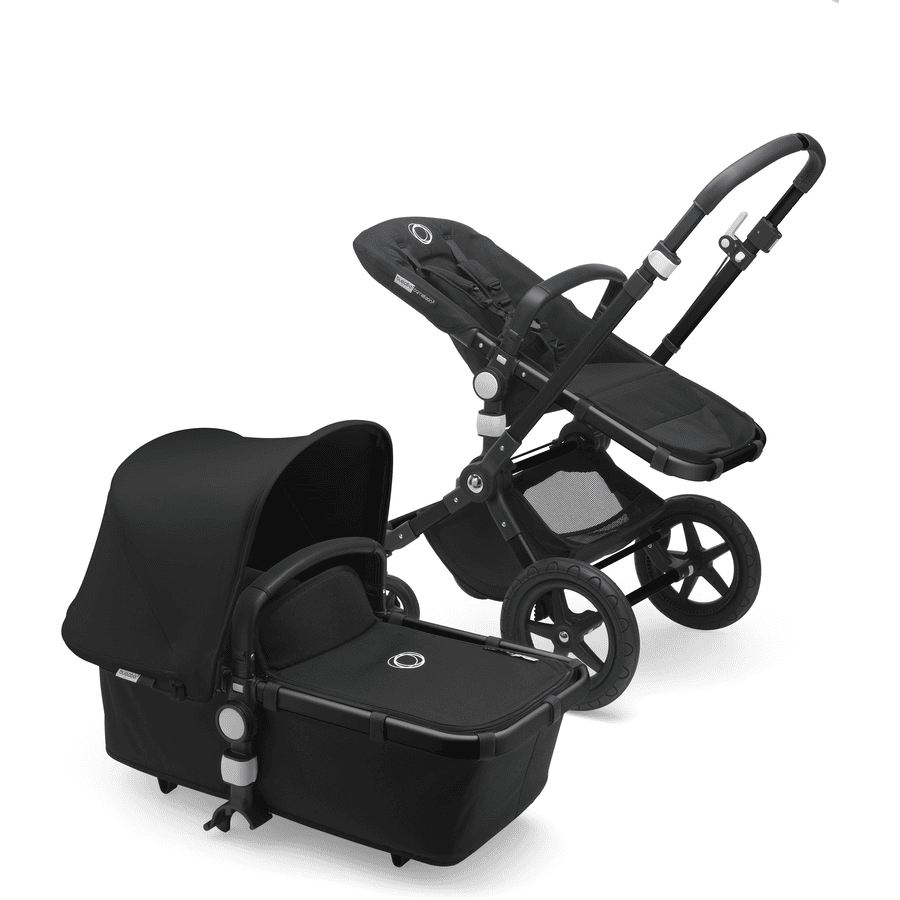 bugaboo Carro de bebé Combinado Cameleon 3 Plus Complete Negro / Negro