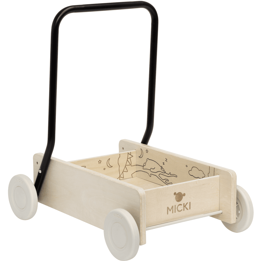 Micki Lauflernwagen Premium Holz