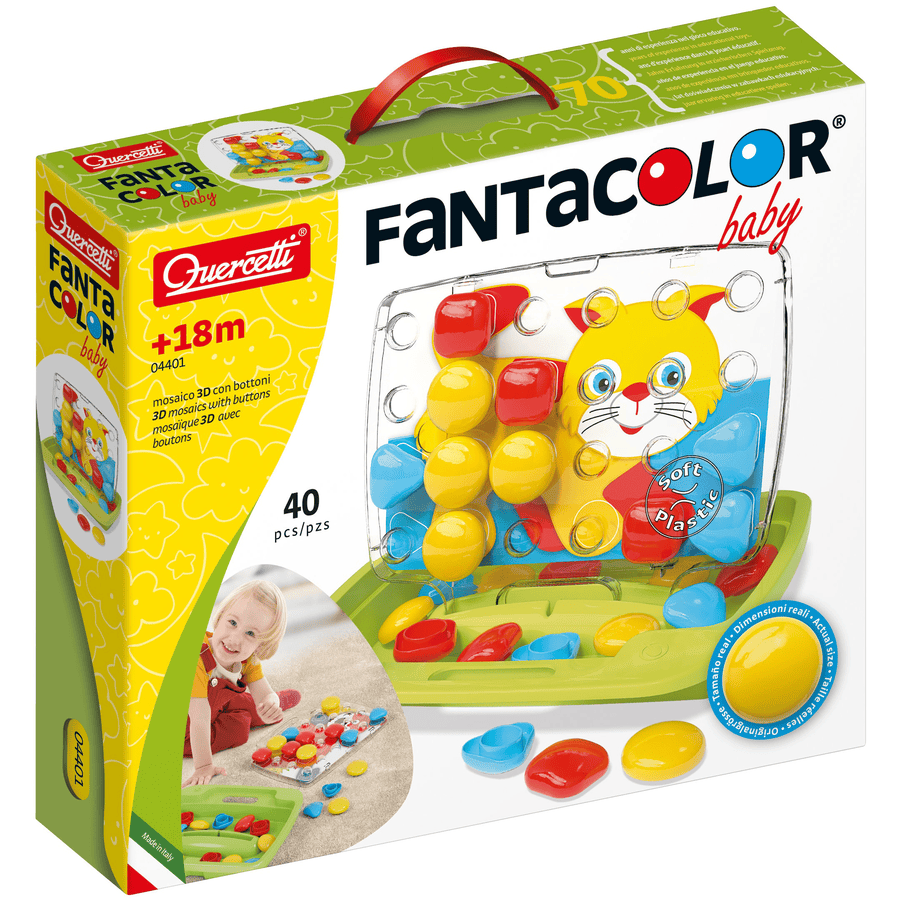 Quercetti Fanta lápiz mosaico Color Baby (40 piezas)