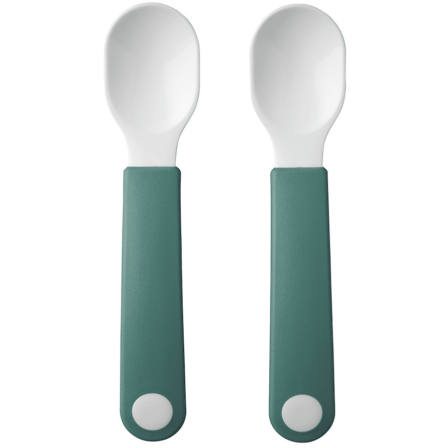 MEPAL Learning Spoon mio sett med 2 stk. - Deep Turquoise