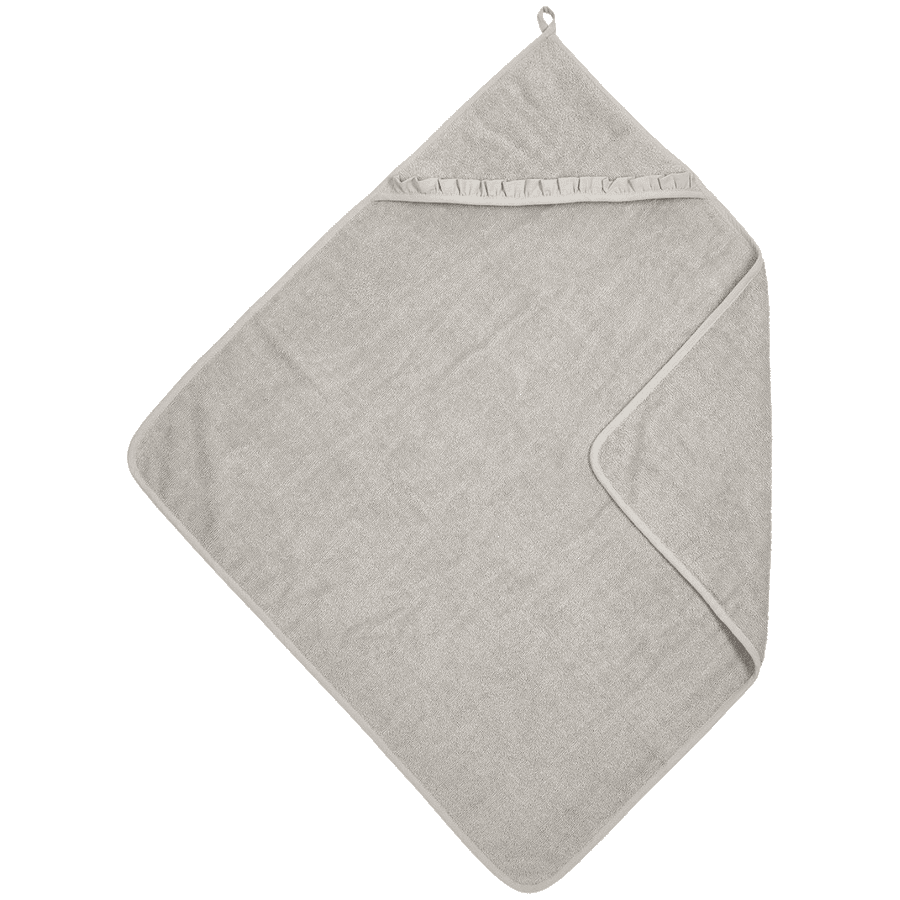 MEYCO Frottéhåndklæde med hætte Ruffle greige 80 x 80 cm