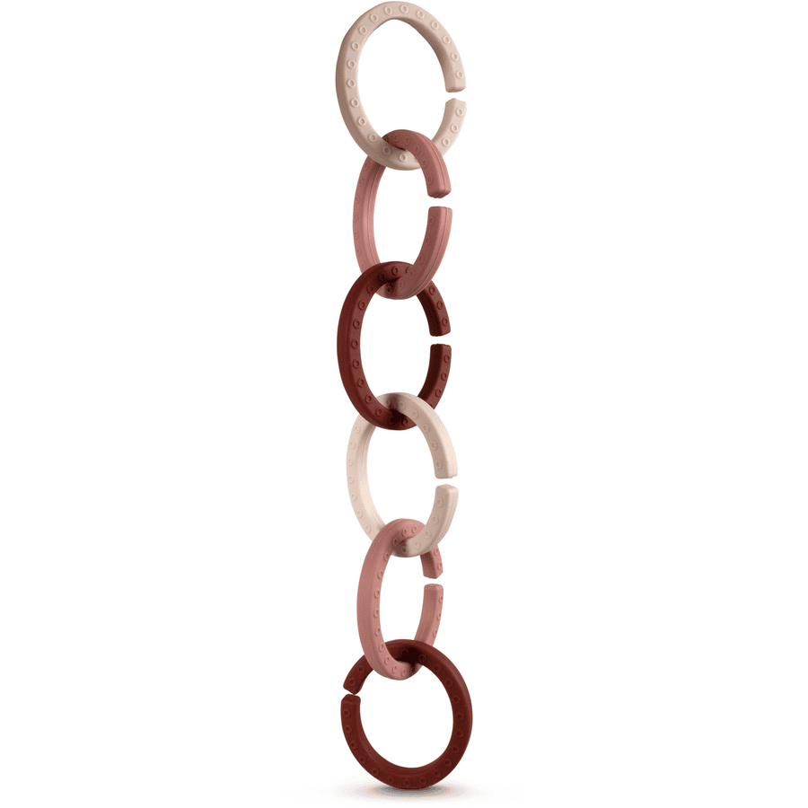 Filibabba Silikon Spielringe - Rose