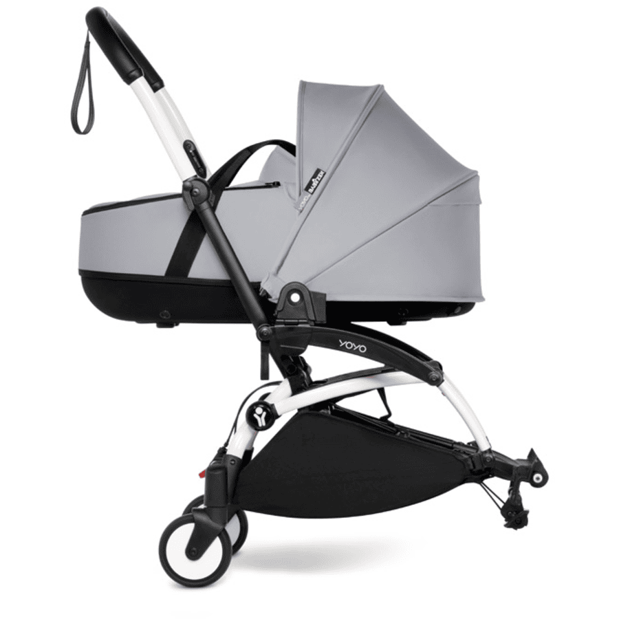 BABYZEN Kinderwagen YOYO 0+ connect White mit Liegewanne Stone babymarkt.de