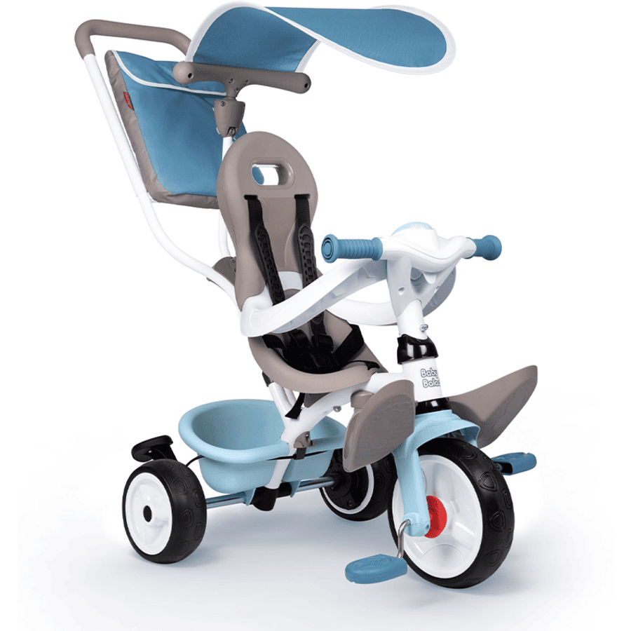 Smoby Tricycle évolutif enfant Baby Balade bleu clair 741400