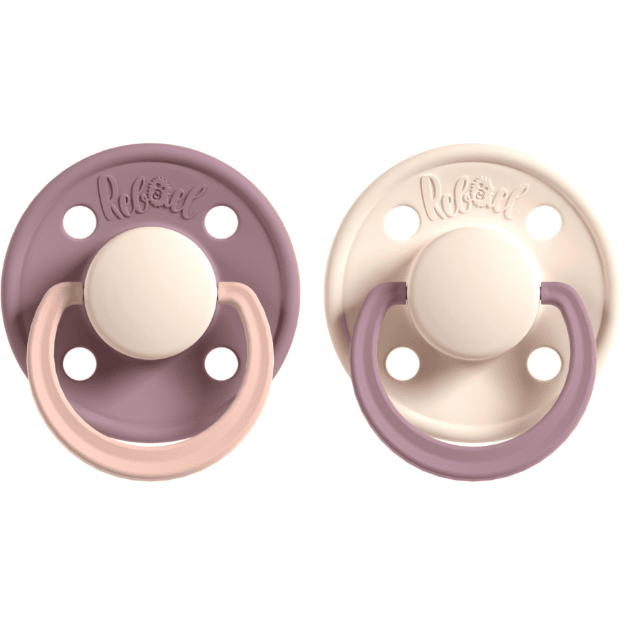 Rebael Nukke 2-pack 0-6 M Misty Pearl y Poodle/Frosty Pearl y Rhino